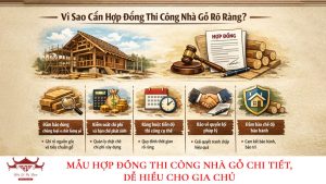 Hợp đồng thi công nhà gỗ