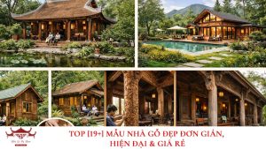 Mẫu nhà gỗ đẹp