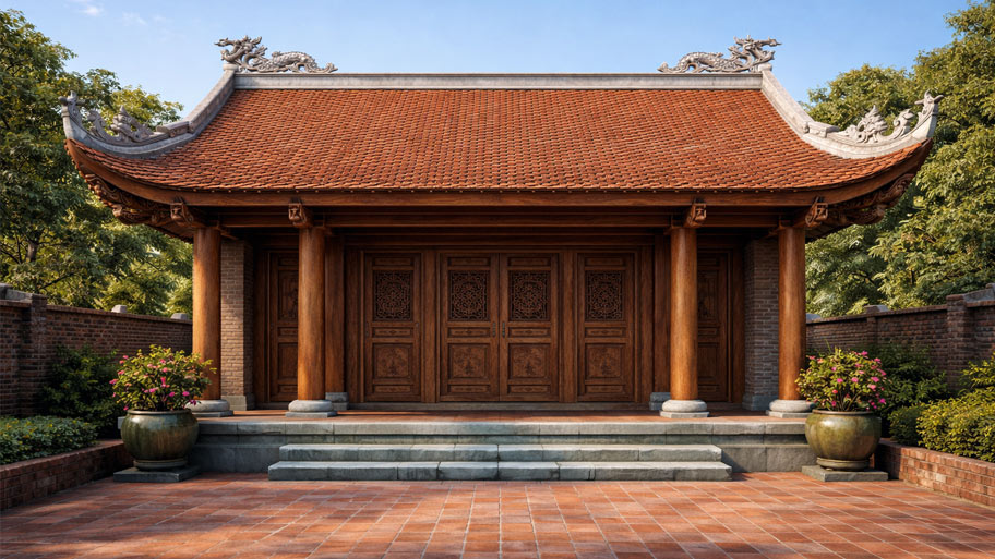 Mẫu nhà ở 1 gian bằng gỗ