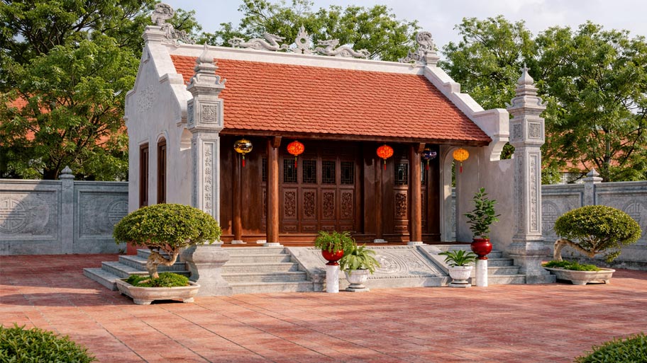 Mẫu nhà ở một gian bằng gỗ