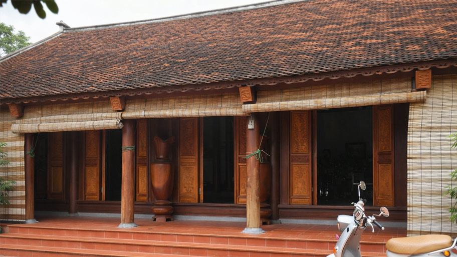 Nhà gỗ 3 gian 2 chái đẹp