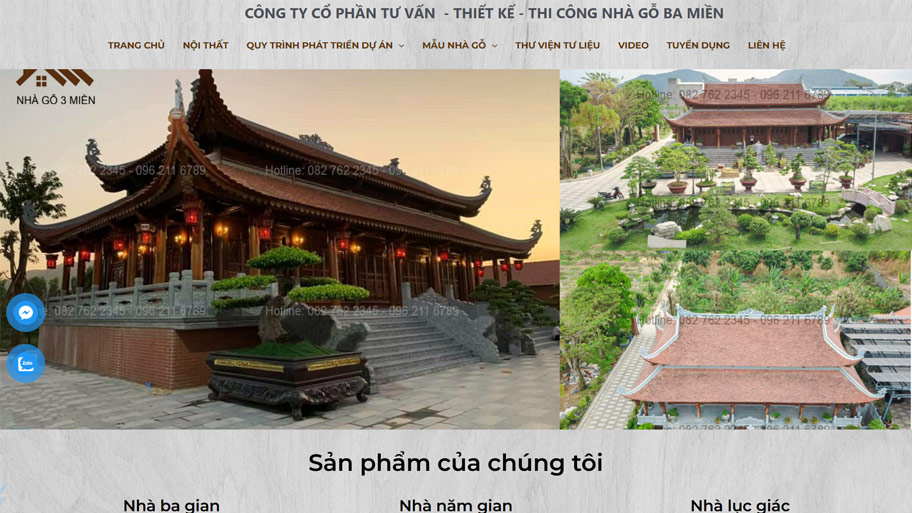 Nhà Gỗ Ba Miền