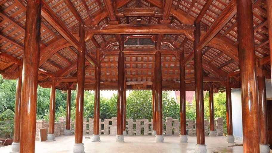 Hệ thống kèo và xà cho nhà gỗ