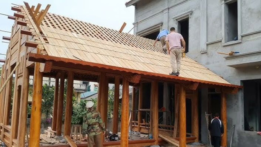 Hệ thống mái nhà gỗ