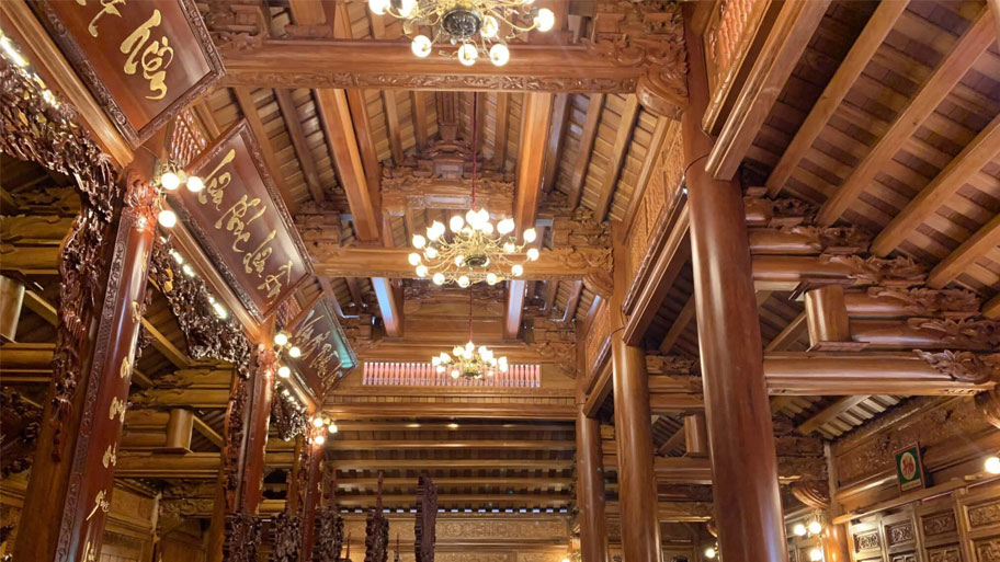 Hệ thống trần nhà gỗ