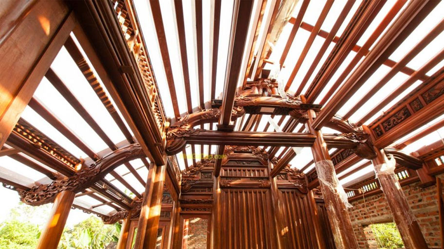 Kết cấu kẻ truyền trong nhà gỗ