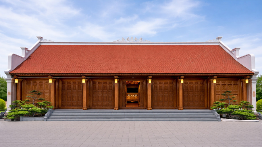 Khái niệm nhà gỗ xoan 5 gian