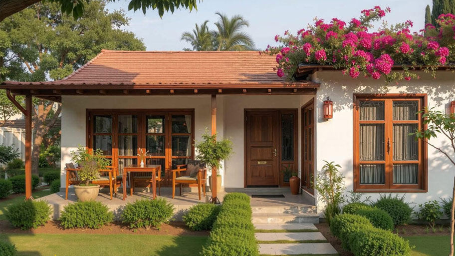 Nhà gỗ cấp 4 đẹp hiện đại