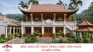 Nhà gỗ trên tầng 2