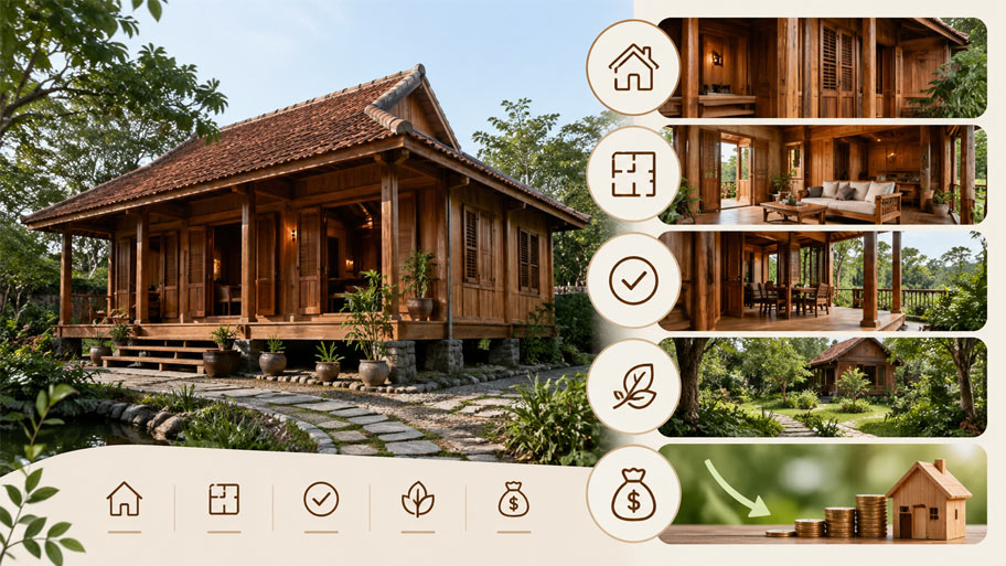 Đặc điểm của nhà gỗ đơn sơ