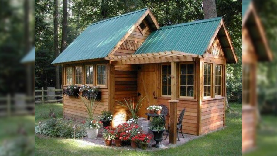 Mẫu nhà gỗ mini đẹp mê ly