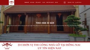 Đơn vị thi công nhà gỗ tại Đồng Nai