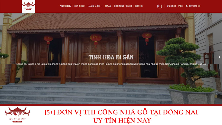 Đơn vị thi công nhà gỗ tại Đồng Nai